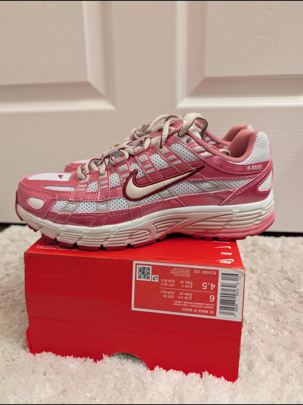 Nike Women's P-6000 Pink Running Sneakers